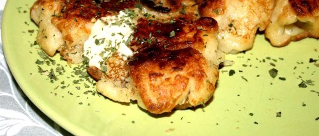 Жареный сыр в сметанном кляре