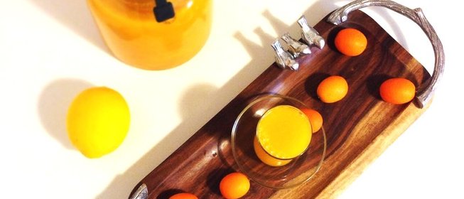 Облепиховый нечайный чай с имбирем