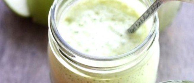 Зелёный имбирный смузи