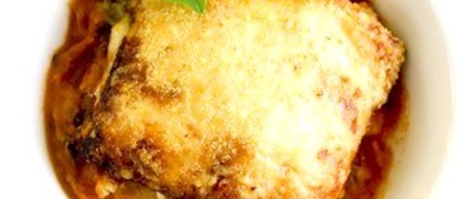 Слоеная грибная закуска с сырами и зеленым луком