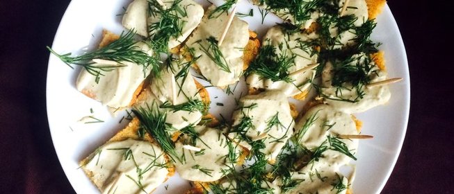 Тапас пинчос по‑рижски со шпротами