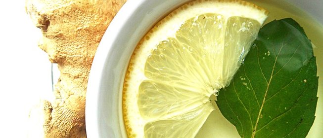 Мятный чай с имбирем и медом