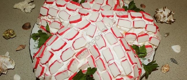 Салат Морская звезда