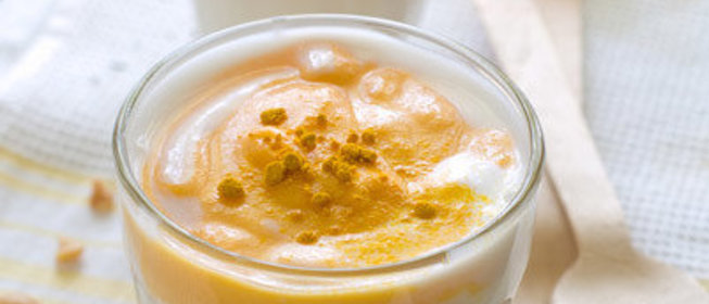 Тыквенный смузи с йогуртом