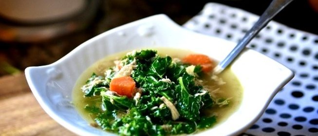 Куриный суп с имбирем