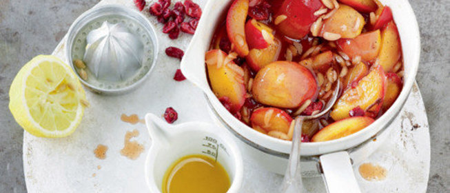 Консервированный компот из нектаринов