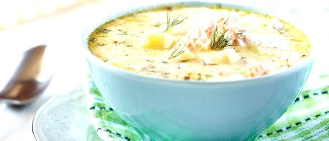 Уха из лосося