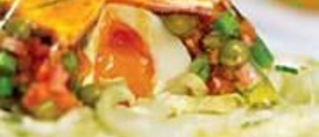 Яйца в желе с мадерой