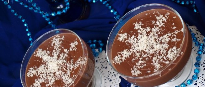 Десерт из шоколадных конфет