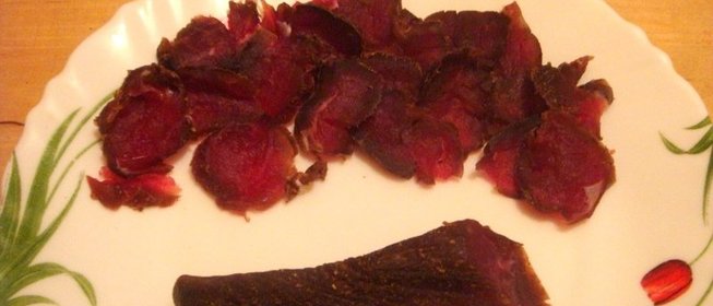 Говядина сыровяленая