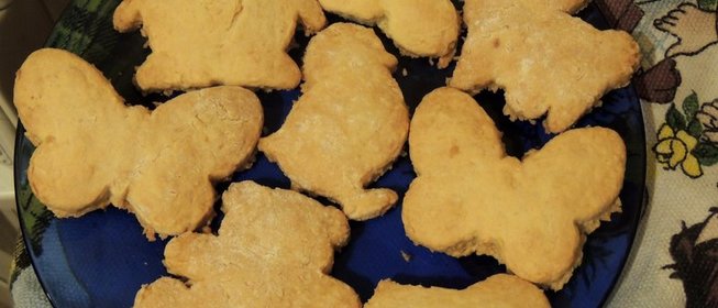 Простое кокосовое печенье