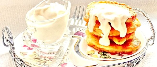 Блинчики из кабачков с зеленью