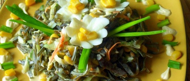 Салат из морской капусты