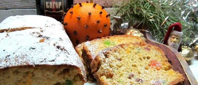 Рождественский кекс с мандарином