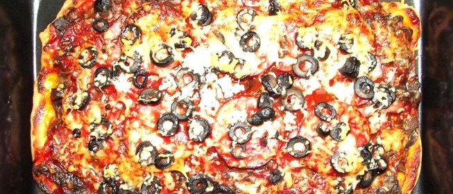 Тонкая пицца