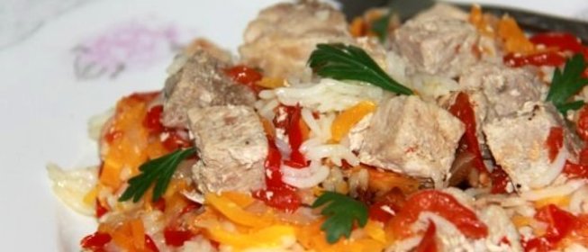 Плов в аэрогриле