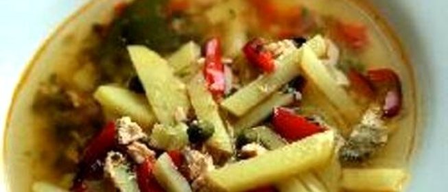 Рыбный суп с каперсами