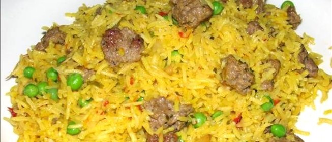 Плов с горохом