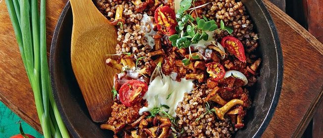 Гречка по-болонски