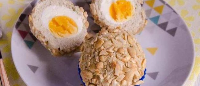 Шарики из куриного филе с яйцом