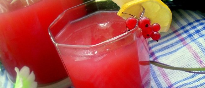 Фруктово-ягодный морс Лето красное