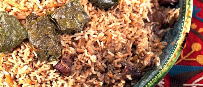 Плов с долмой