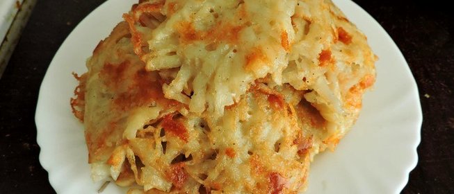 Картофельные драники с сыром без муки