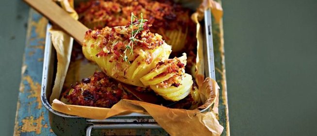 Картофель с беконом