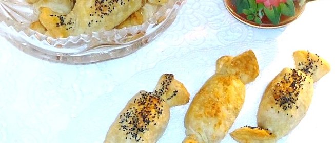 Слойки с тыквой Конфетки