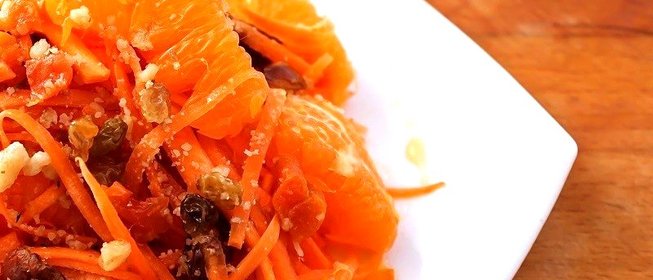 Морковный салат «Оранжевое настроение»
