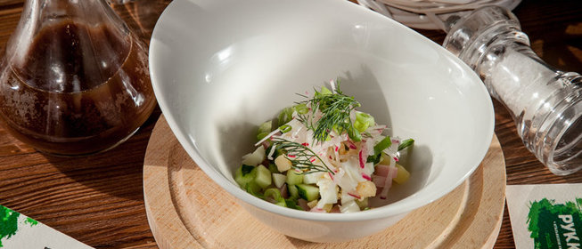 Окрошка на квасе