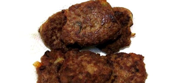 Мясные оладьи