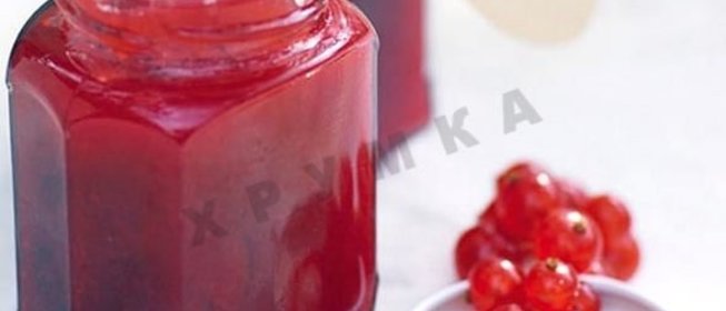 Варенье желе из красной смородины на зиму