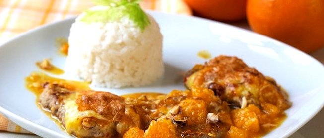 Говядина с апельсином и карри