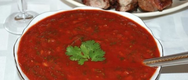 Томатный соус для шашлыка