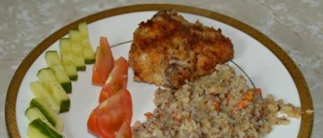 Гречка с луком и морковью