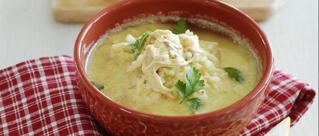 Котосупа аголемоно - куриный суп