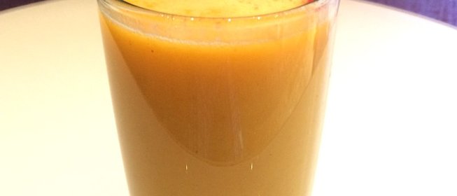 Мандариново-ананасовый смузи с гречневыми хлопьями