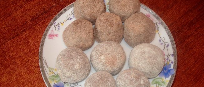 Конфеты из молочной смеси