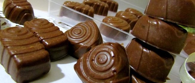 Шоколадно-желейные конфетки