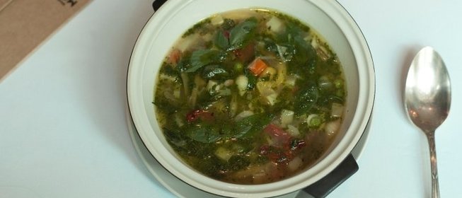 Салат с семгой и сыром