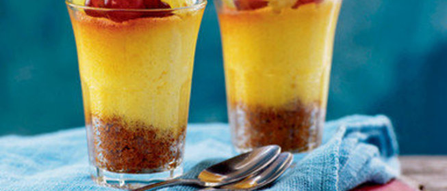 Чизкейк со свежим виноградом