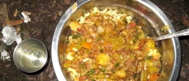 Лагман из тушенки