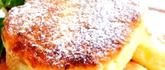 Сырники с яблоками