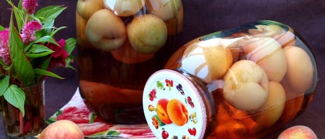 Компот из персиков на зиму