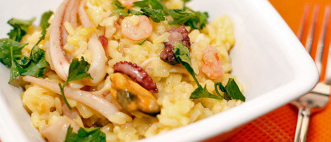 Ризотто с морепродуктами