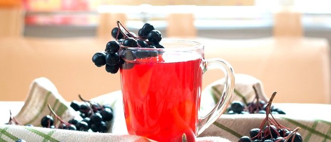 Компот из черноплодной рябины