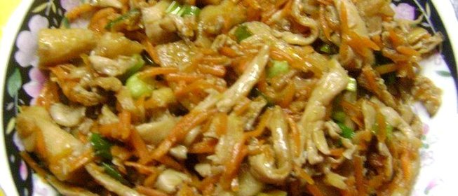 Вешенки с морковью