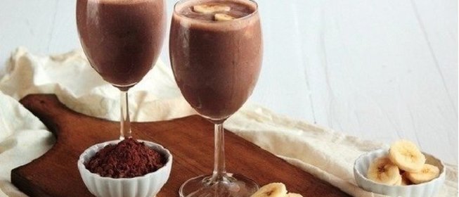 Кофейно-банановый смузи с корицей