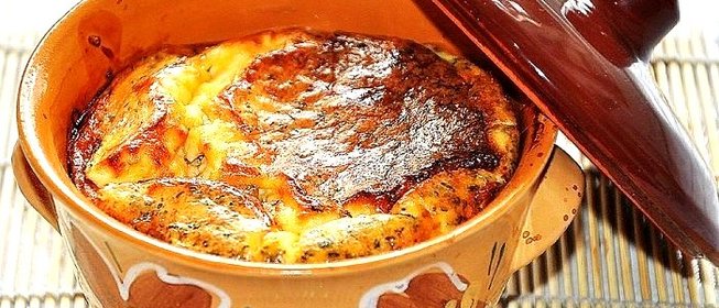 Запеканка из овощей в горшочках